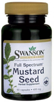 Swanson Full Spectrum® Mustard Seed (400 mg,  60 Capsules)