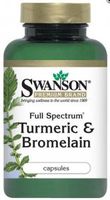 Swanson Full Spectrum® Turmeric & Bromelain (60 Capsules)