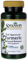 Swanson Full Spectrum® Turmeric,  Delayed-Release (750 mg,  60 Vegetarian Capsules)