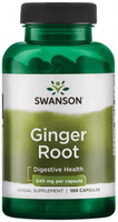 Swanson Ginger Root (540 mg,  100 Capsules)
