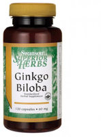 Swanson Ginkgo Biloba (60 mg,  120 Capsules)