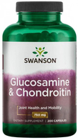 Swanson Glucosamine & Chondroitin (750 mg,  200 Capsules)