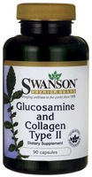 Swanson Glucosamine & Collagen Type II (90 Capsules)