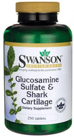 Swanson Glucosamine & Shark Cartilage (250 Tablets)