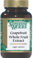 Swanson Grapefruit Whole Fruit Extract (125 mg,  100 Vegetarian Capsules)