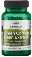 Swanson Green Coffee Bean Extract Featuring Svetol® (200 mg,  60 Vegetarian Capsules)