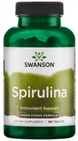 Swanson Green Foods Spirulina (180 Tablets)