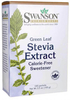 Swanson Green Leaf Stevia Extract (Calorie-Free Sweetener,  100 g,  100 Packets)