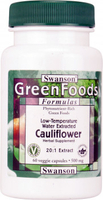 Swanson GreenFoods Cauliflower 20:1 Extract (500 mg,  60 Vegetarian Capsules)