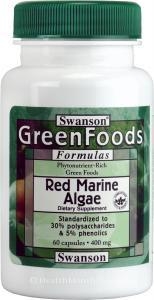 Swanson GreenFoods Red Marine Algae (400mg,  60 Capsules)
