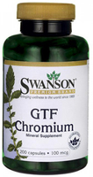 Swanson GTF Chromium (100 mcg,  200 Capsules)