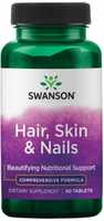 Swanson Hair,  Skin & Nails (60 Tablets)