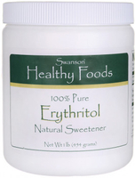 Swanson Healthy Foods 100% Pure Erythritol (Natural Sweetener,  454g)