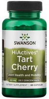 Swanson HiActives® Tart Cherry (25:1 Concentrate,  465 mg,  60 Capsules)