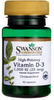 Swanson High-Potency Vitamin D-3,  Cholecalciferol (1000 IU 60 Capsules)