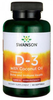 Swanson High-Potency Vitamin D3 with Coconut Oil (2000 IU,  60 Softgels)