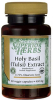 Swanson Holy Basil Tulsi Extract (0.75% Oleanolic Acid,  400 mg,  60 Vegetarian Capsules)