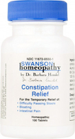 Swanson Homeopathy Constipation Relief (100 Tablets)