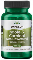Swanson Indole-3-Carbinol with Resveratrol (200 mg,  60 Capsules)