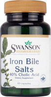 Swanson Iron Bile Salts 40% Cholic Acid (60 Capsules)