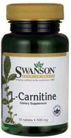 Swanson L-Carnitine (500 mg,  30 Tablets)