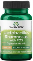 Swanson Lactobacillus Rhamnosus (with FOS,  5 Billion CFU,  60 Vegetarian Capsules)