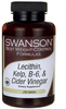 Swanson Lecithin,  Kelp,  B-6,  & Cider Vinegar (240 Capsules)