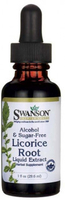 Swanson Licorice Root Liquid Extract (Alcohol & Sugar-Free,  29.6 ml)