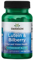 Swanson Lutein & Bilberry,  Antioxidant Blend (120 Softgels)