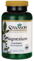 Swanson Magnesium Lactate (84 mg,  120 Capsules)