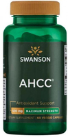 Swanson Maximum Strength AHCC® (500 mg 60 Vegetarian Capsules)