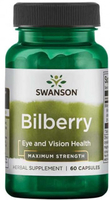 Swanson Maximum Strength Bilberry (250 mg,  60 Capsules)