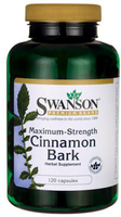 Swanson Maximum Strength Cinnamon Bark (120 Capsules)