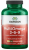 Swanson MultiOmega 3-6-9 (Flax,  Borage & Fish Oils) (2400 mg,  120 Softgels)