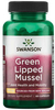 Swanson New Zealand Green Lipped Mussel (500 mg,  60 Capsules)