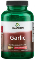 Swanson Odour-Controlled Garlic (500 mg,  200 Capsules)