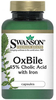 Swanson Ox Bile,  45% Cholic Acid with Iron (60 Capsules)