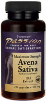 Swanson Passion Avena Sativa 10:1 Extract (575 mg,  60 Capsules (Maximum Strength))