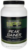 Swanson Peak Performance Peak Gainer French Vanilla Flavour (Non-GMO,  Gluten Free,  1, 460g,  Powder)