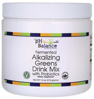 Swanson pH Balance Fermented Alkalizing Greens Drink Mix with Probiotics (210 g)