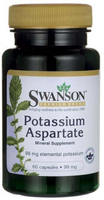 Swanson Potassium Aspartate (99 mg,  60 Capsules)