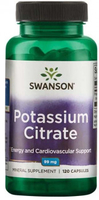 Swanson Potassium Citrate (99 mg,  120 Capsules)