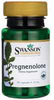 Swanson Pregnenolone (10 mg,  90 Capsules)