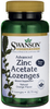 Swanson Premium Advanced Zinc Acetate Lozenges (Natural Orange Flavour,  18.75 mg,  30 Lozenges)