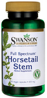 Swanson Premium Full Spectrum Horsetail Stem (400 mg,  60 Vegetarian Capsules)