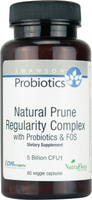 Swanson Probiotic Natural Prune Regularity Complex (with Probiotics & FOS,  60 Vegetarian Capsules)