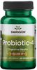 Swanson Probiotics ProBiotic-4 (3 Billion CFU,  60 Vegetarian Capsules)
