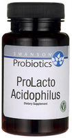 Swanson Probiotics Prolacto Acidophilus (30 Vegetarian Delayed Release Capsules)