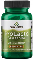 Swanson ProLacto Acidophilus (4 Billion CFU,  60 Vegetarian Capsules)