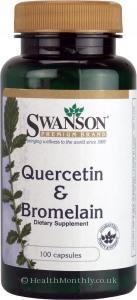 Swanson Quercetin & Bromelain (100 Capsules)